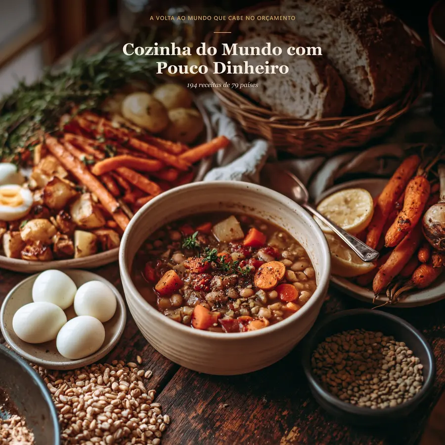 Capa de Cozinha do Mundo com Pouco Dinheiro